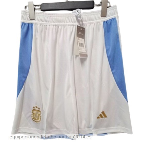 Nuevo 1ª Pantalones Argentina 2024 Blanco Baratas